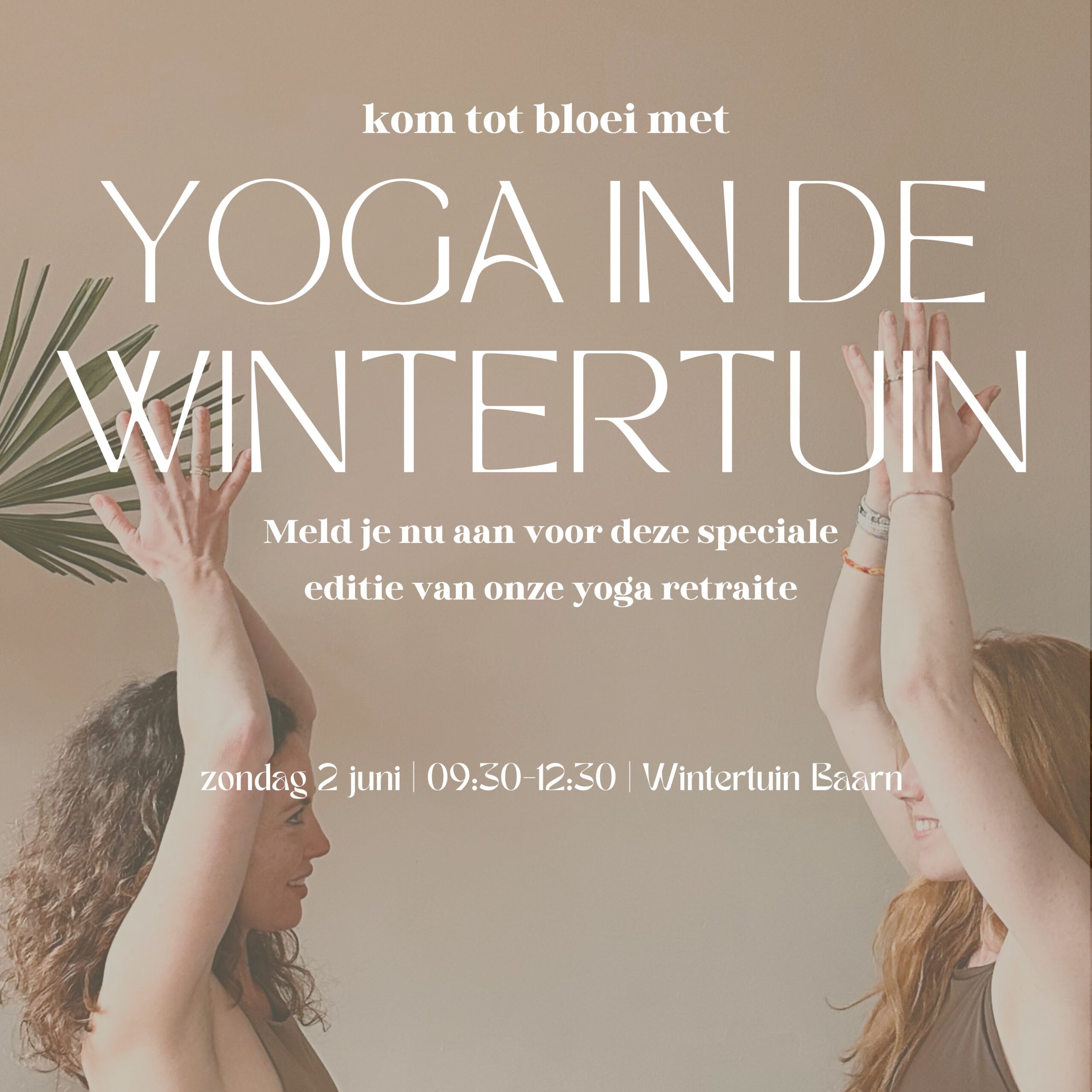 Yoga in De Wintertuin in Baarn