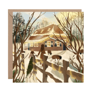 Folded Square "Christmas Tree" Card