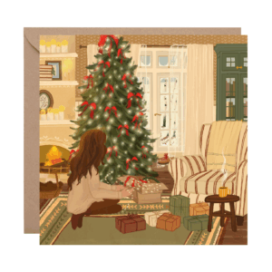 Folded Square "Christmas Eve" Card