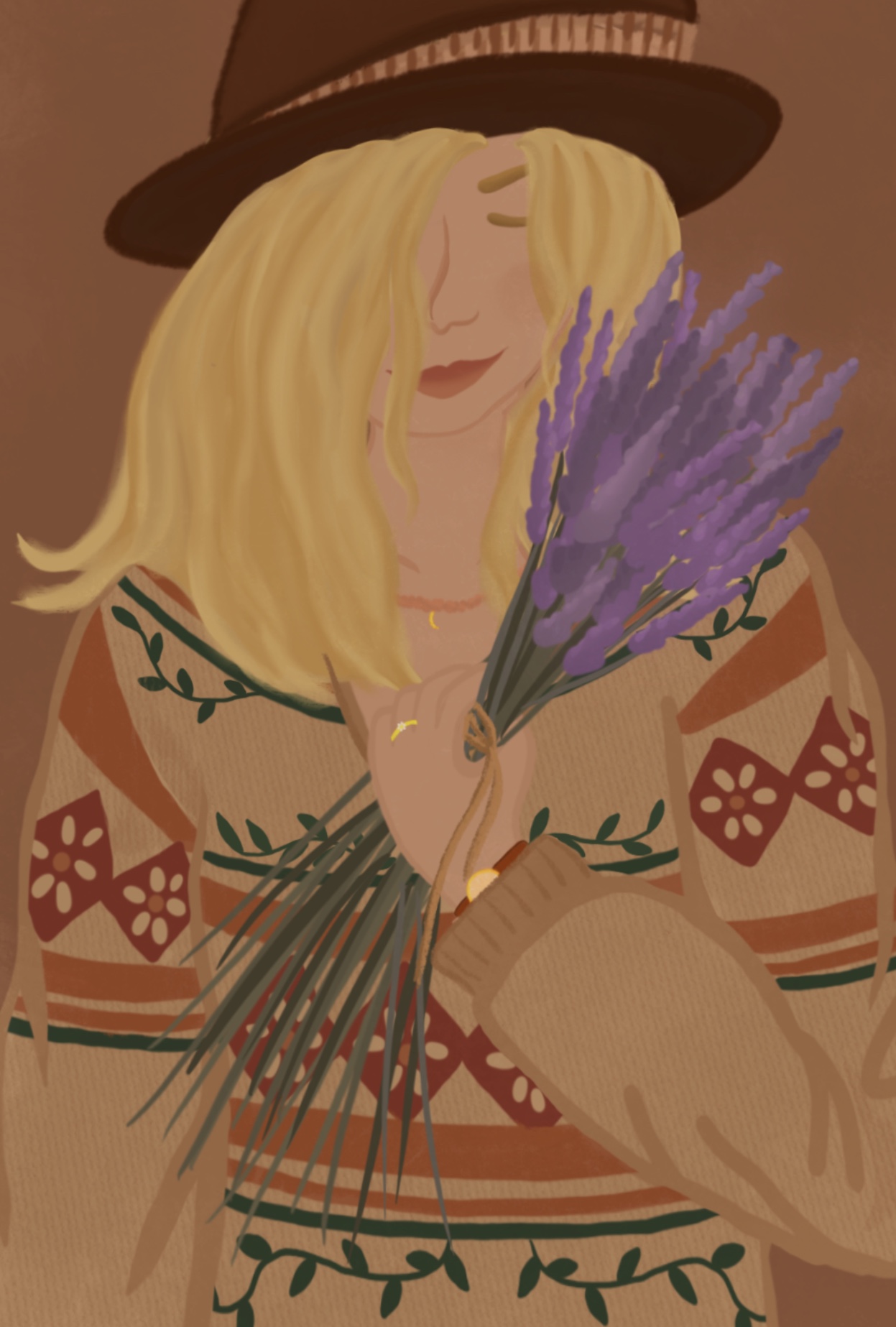 Art print Flower Girl Nora - Image 2