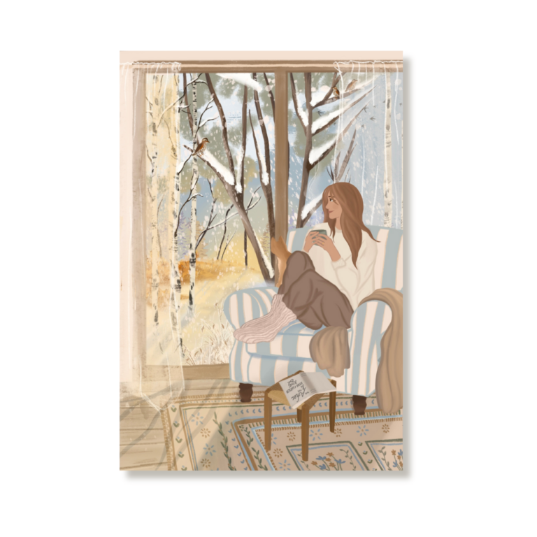 6 Single Postcards set - Whispers of Winter - The Winter Set - Image 7