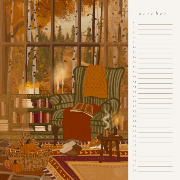 Birthday Calendar"The alchemy of the seasons" - Image 10