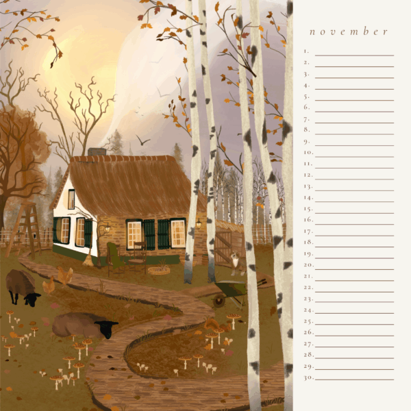 Birthday Calendar"The alchemy of the seasons" - Image 9