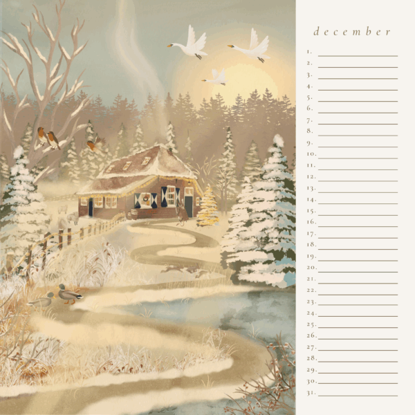 Birthday Calendar"The alchemy of the seasons" - Image 8