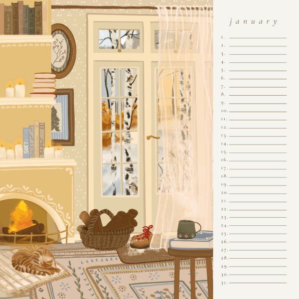Birthday Calendar"The alchemy of the seasons" - Image 7