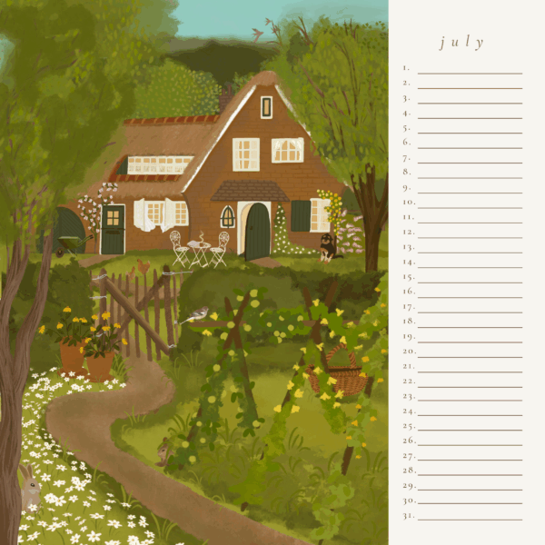 Birthday Calendar"The alchemy of the seasons" - Image 13