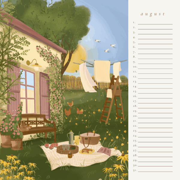 Birthday Calendar"The alchemy of the seasons" - Image 12