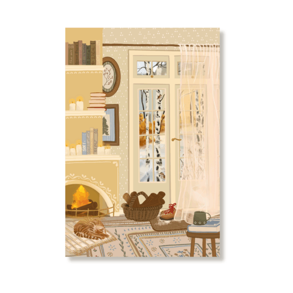 6 Single Postcards set - Whispers of Winter - The Winter Set - Image 4
