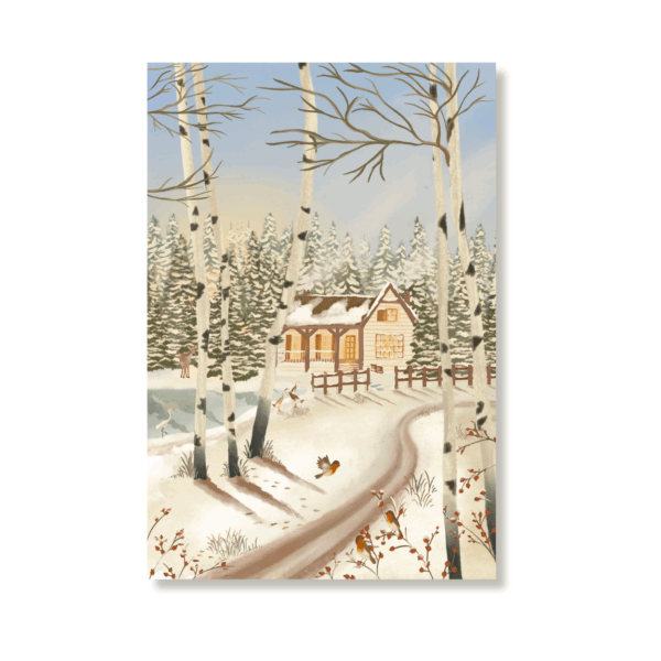 6 Single Postcards set - Whispers of Winter - The Winter Set - Image 3