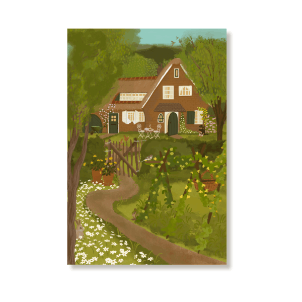 6 Single Postcards set - Abundance - The Summer Set - Image 3
