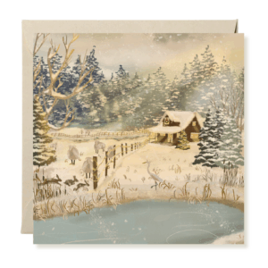 Folded Square "Christmas Wonderland" Card