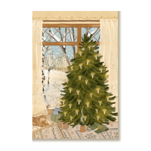Set of 5 "Cozy Christmas" Postcards