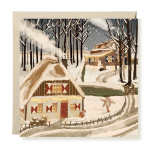 Folded Square "Joy" Card