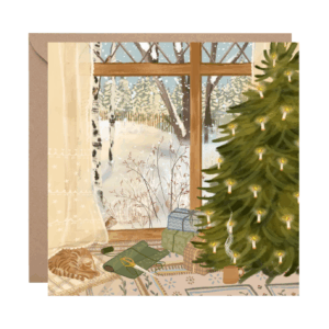 Folded Square "Cozy Christmas" Card